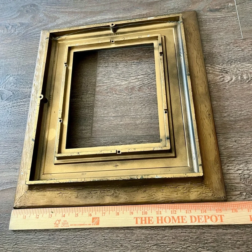 Elegant Gold and Black Decorative Frame 15.5/17.5 inches